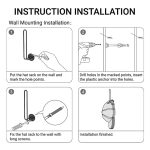 L-förmiger Baseballkappen-Aufbewahrungsständer aus Eisendraht zur Wandmontage, Huthalter – Bild 8
