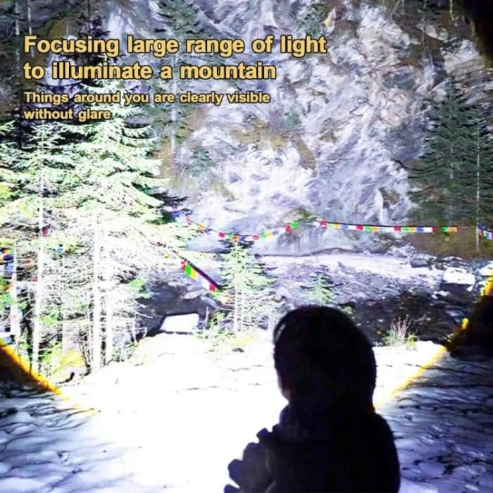 Outdoor-LED-Taschenlampe, multifunktional, Camping-Beleuchtung, Taschenlampe, tragbar, wiederaufladbar, Arbeitslampe, X10-P50, X10 – Bild 14