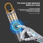 Outdoor-LED-Taschenlampe, multifunktional, Camping-Beleuchtung, Taschenlampe, tragbar, wiederaufladbar, Arbeitslampe, X10-P50, X10 – Bild 4