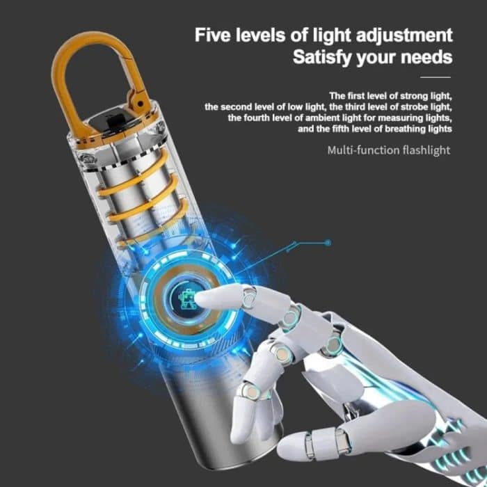 Outdoor-LED-Taschenlampe, multifunktional, Camping-Beleuchtung, Taschenlampe, tragbar, wiederaufladbar, Arbeitslampe, X10-P50, X10 – Bild 4