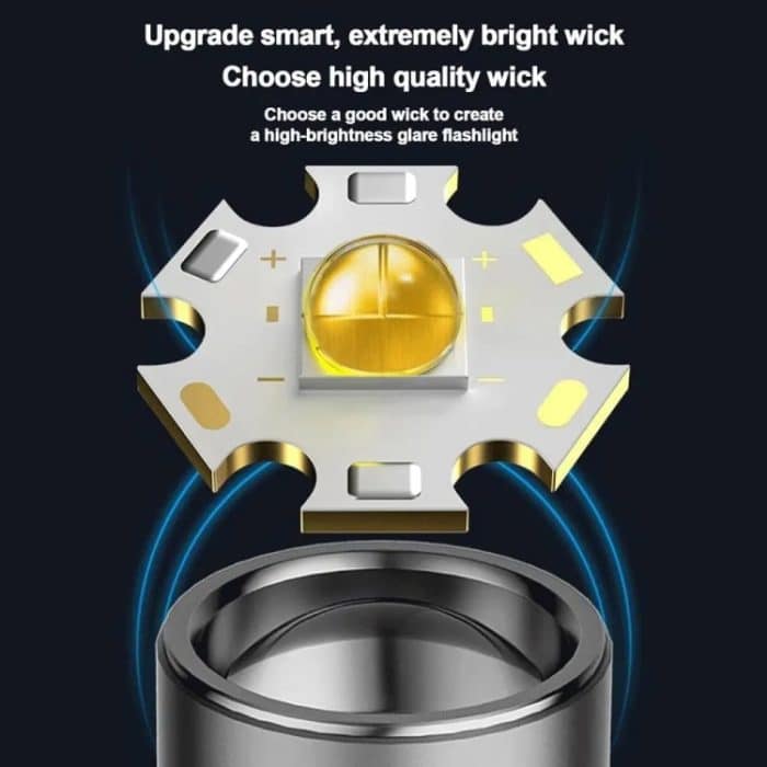 Outdoor-LED-Taschenlampe, multifunktional, Camping-Beleuchtung, Taschenlampe, tragbar, wiederaufladbar, Arbeitslampe, X10-P50, X10 – Bild 10