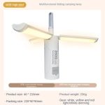 M26 faltbare Handlampe, tragbar, dreifacher Blatthaken, Outdoor-Taschenlampe, multifunktionales Campinglicht, 3500mAh – Bild 11