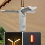 M26 faltbare Handlampe, tragbar, dreifacher Blatthaken, Outdoor-Taschenlampe, multifunktionales Campinglicht, 3500mAh – Bild 9