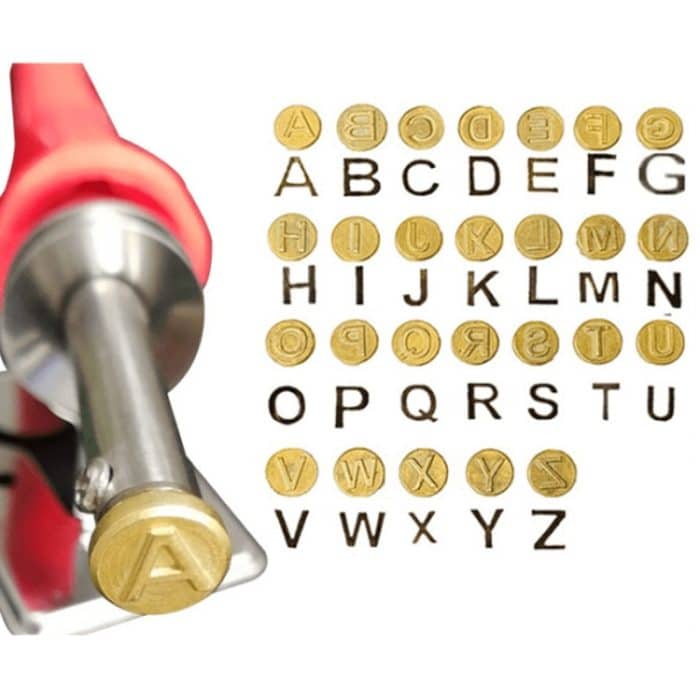 28-in-1 Holzbrennlötspitzen, Großbuchstaben, gemeißelte Spitzen, Klingen, Brandmalerei-Werkzeug – Bild 3