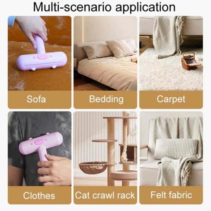 Tragbarer, waschbarer Roller-Haaraufkleber, Schweineform, statischer Haarentferner für Haustiere – Bild 10