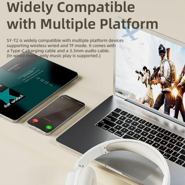 SOYTO SY-T2 Bluetooth-Headset mit Rauschunterdrückung, kabelloses Game-Headset – Bild 12