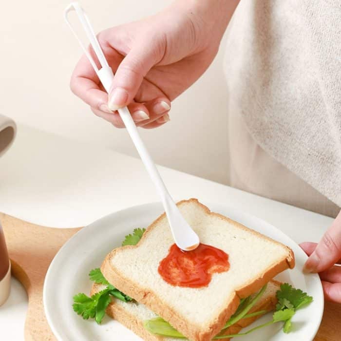 Haushalts-Mini-Schneebesen mit kleinem Löffel, multifunktionaler Rührstab für die Küche – Bild 8