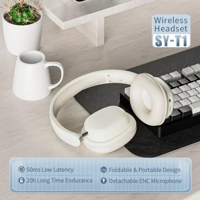 SOYTO SY-T1 Kabelloses Headset, Bluetooth-Gaming-Headset mit Plug-Play-Mikrofon – Bild 13