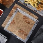 500 Blatt/Packung, fettdichtes Deli-Papier, Backpapier, Lebensmittelkorbeinlagen, 20 x 20cm White, 22 x 22cm White, 25 x 25cm White, 30 x 30cm White, 20 x 20cm Brown, 22 x 22cm Brown, 25 x 25cm Brown, 30 x 30cm Brown – Bild 2