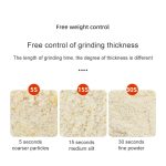 Haushaltskaffee-Getreide-Mahlmaschine-Brecher-Mühle, UK Plug, US Plug, EU Plug – Bild 3