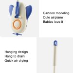 Flugzeugförmiger Mopp für Kinder, Wischwerkzeug, Mini-Spinning-Bodenwischer – Bild 5