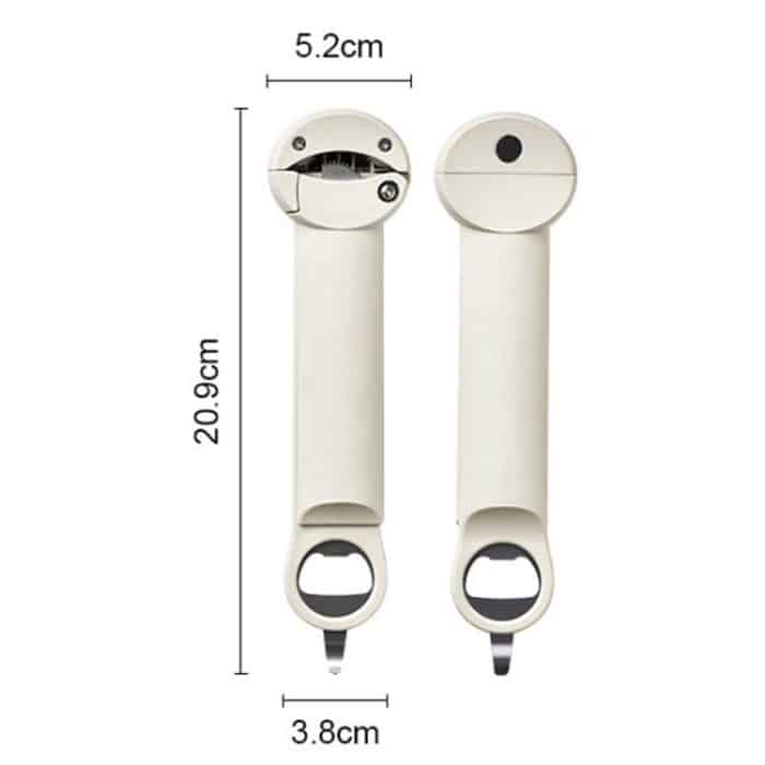 Multifunktionaler Bier- und Getränkeflaschenöffner, magnetischer Teleskop-Dosen- und Kappen-Treiber – Bild 3