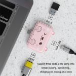 3-in-1-Typ-C-Dockingstation-USB-Hub für IPad-/Telefon-Dockingstation, 3H HDMI+PD+USB3.0  White, 3C USB3.0+USB2.0 x 2 White, 3A USB3.0+USB2.0 x 2 White, 3H HDMI+PD+USB3.0 Pink, 3C USB3.0+USB2.0 x 2 Pink, 3A USB3.0+USB2.0 x 2 Pink – Bild 5