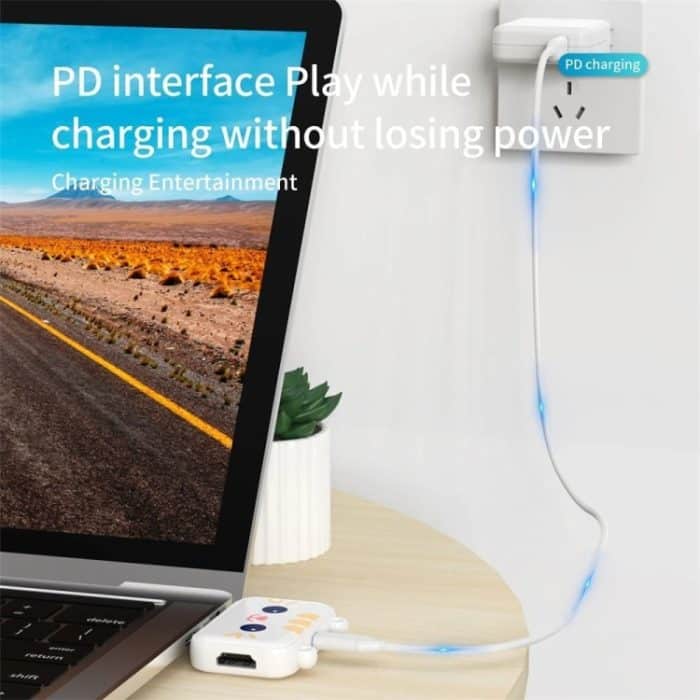 3-in-1-Typ-C-Dockingstation-USB-Hub für IPad-/Telefon-Dockingstation, 3H HDMI+PD+USB3.0  White, 3C USB3.0+USB2.0 x 2 White, 3A USB3.0+USB2.0 x 2 White, 3H HDMI+PD+USB3.0 Pink, 3C USB3.0+USB2.0 x 2 Pink, 3A USB3.0+USB2.0 x 2 Pink – Bild 9