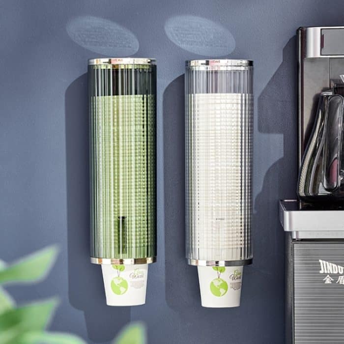 Stanzfreier Einwegbecherspender, Pappbecher-Aufbewahrungsregal ohne Becher – Bild 2