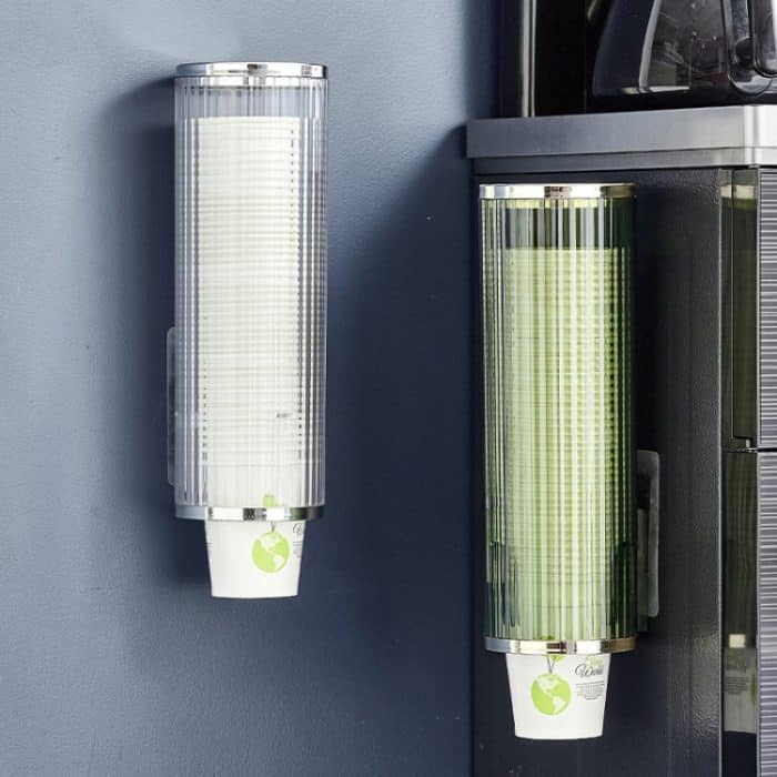 Stanzfreier Einwegbecherspender, Pappbecher-Aufbewahrungsregal ohne Becher – Bild 5