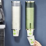 Stanzfreier Einwegbecherspender, Pappbecher-Aufbewahrungsregal ohne Becher – Bild 7