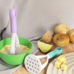 3 Stück Küchen-Handkartoffelstampfer, Baby-Ergänzungs-Nahrungsmittelbrei-Werkzeug – Bild 2