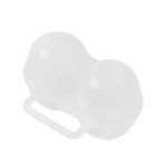 Tragbare Eierablage mit 2 Fächern für den Außenbereich, kleine Eieraufbewahrung und Schutzhülle