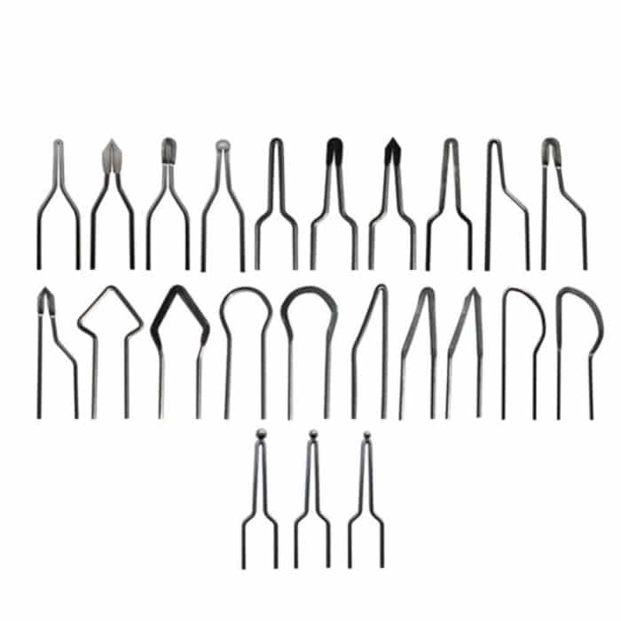 23 in 1 Holzdrahtspitzen mit 1 mm Durchmesser für hochohmiges Pyrographie-Maschinenzubehör – Bild 2