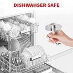 Für KitchenAid 4,5–5 Quart Edelstahl-Knethaken, Küchenmaschinen-Zubehör – Bild 4