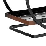 2-stufiges Kosmetik-Display-Tablett, Make-up-Organizer und Aufbewahrung für Kommode, Badezimmer – Bild 5