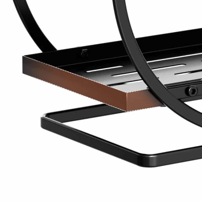 2-stufiges Kosmetik-Display-Tablett, Make-up-Organizer und Aufbewahrung für Kommode, Badezimmer – Bild 5