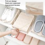 Haushalt Lagerung Schuhe Rack Doppel Schuhe Tablett Kunststoff Einteilige Einfache Schuhe Organizer – Bild 4