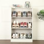 Haushalt Lagerung Schuhe Rack Doppel Schuhe Tablett Kunststoff Einteilige Einfache Schuhe Organizer – Bild 7