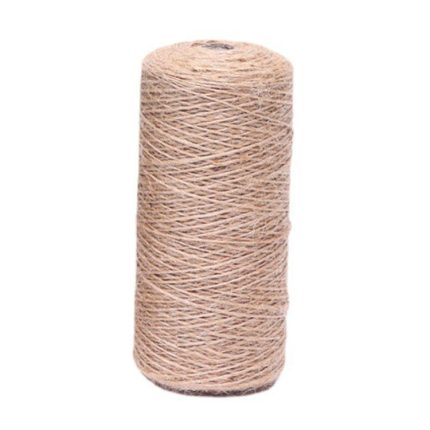 Handgefertigte DIY-Vintage-Lampendekoration, Juteseil, Schmuckverpackung, geflochtene Kordel, 1mm x 400m, 2mm x 200m, 3mm x 200m