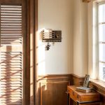 Wandmontiertes Retro-Aufbewahrungsregal aus massivem Holz für den Eingangsbereich, Post- und Schlüsselhalter, 39x23x7.8cm – Bild 5