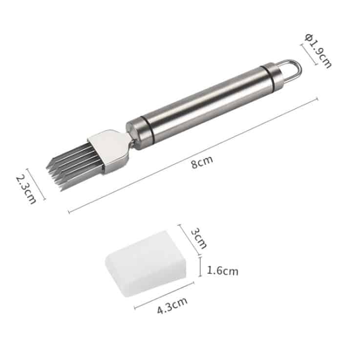 Edelstahl-Multifunktionsschneider für zerkleinerte Zwiebeln – Bild 2