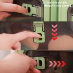 Zusammenklappbare Aufbewahrungsbox aus Kunststoff, stapelbarer Aufbewahrungsorganisator mit Rollen, White  37 x 26.5 x 22 cm, Yellow  37 x 26.5 x 22 cm, Green  37 x 26.5 x 22 cm, White Wooden Lid  37 x 26.5 x 22 cm, Yellow Wooden Lid  37 x 26.5 x 22 cm... – Bild 4