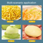 Manueller Maisdrescher aus Edelstahl, Gemüseschäler und Rasierwerkzeug, SJ-16 Corded Handle Corn Planer, SJ-20 Crded Handle Shredder, SJ-19 Light Handle Shredder – Bild 5