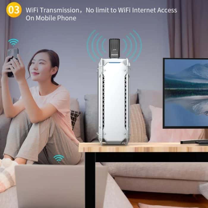 COMFAST CF-943AX WiFi6 USB-Adapter AX900 Bluetooth 5.3 2,4G / 5,8G Wireless-Netzwerkkarte – Bild 7