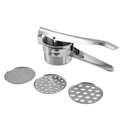 Edelstahl-Kartoffelpresse, manuelle Entsafter, Gemüse- und Obstpresse, 3 In 1, SJ-02 Side Hole, SJ-01 Bottom Hole, SJ-04 Side Hole Red, SJ-05 Side Hole Green