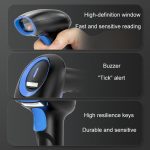 Supermarkt-Kassierer-Express-Scanner, Lagerhaus, tragbares Barcode-Scangerät, Wired Red Light, Wireless Red Light, Wired 2-Dimensional, Wireless 2-Dimensional – Bild 7