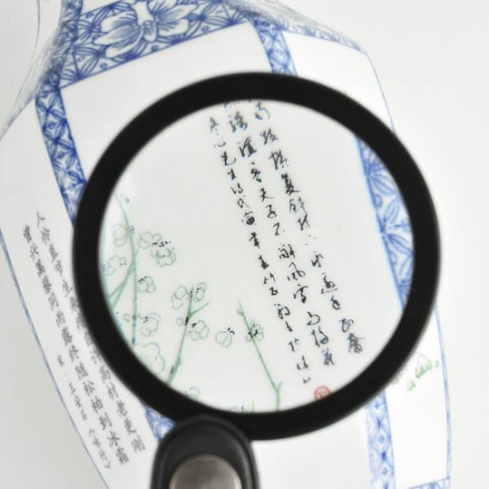 10-fache faltbare Ledertasche, Lupe, Taschenlupe, 50mm, 60mm – Bild 4