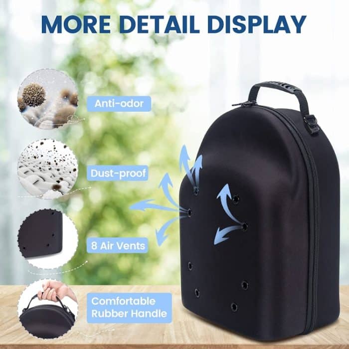 Leichte, robuste Hutaufbewahrungstasche aus EVA mit Reißverschluss – Bild 6