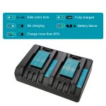 Für Makita DC18RC 14,4–18 V Lithium-Akku-Doppelladegerät, US Plug, UK Plug, EU Plug, AU Plug – Bild 4