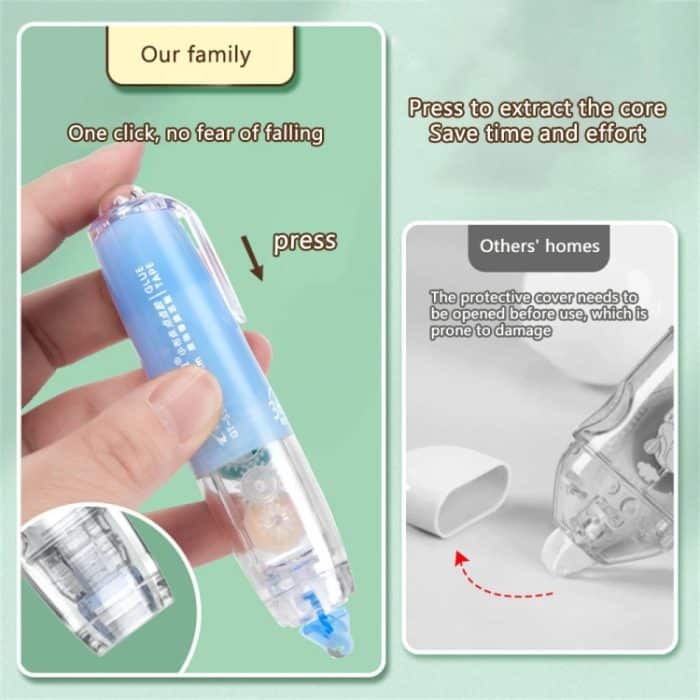 Push-Dry Schnellklebestift-Korrekturband, doppelseitig klebend für handgefertigte Handbücher – Bild 10