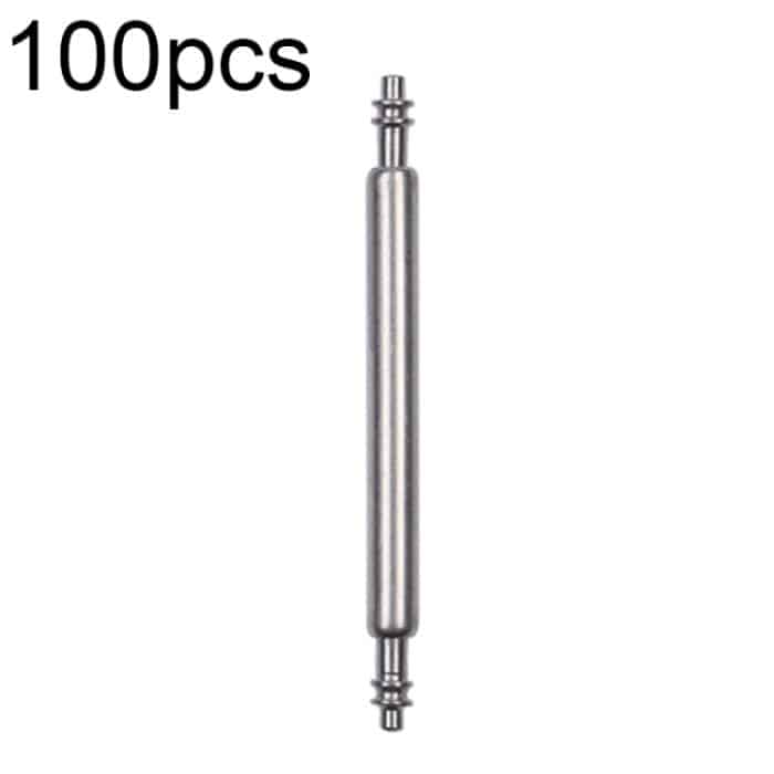 100 Stück / Set 304 Edelstahlband Verbindungsstangenband Schaltösen, Double (1.8x19mm), Double (1.8x21mm), Double (1.8x23mm) – Bild 1