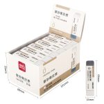 Radiergummi, radierbarer Bleistift-Neutralisierungsstift, Deli 71115 Semi-frosted, Deli 71114 Full Frosted – Bild 9