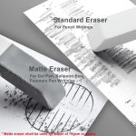 Radiergummi, radierbarer Bleistift-Neutralisierungsstift, Deli 71115 Semi-frosted, Deli 71114 Full Frosted – Bild 4