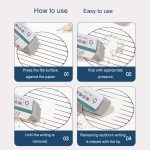 Radiergummi, radierbarer Bleistift-Neutralisierungsstift, Deli 71115 Semi-frosted, Deli 71114 Full Frosted – Bild 6