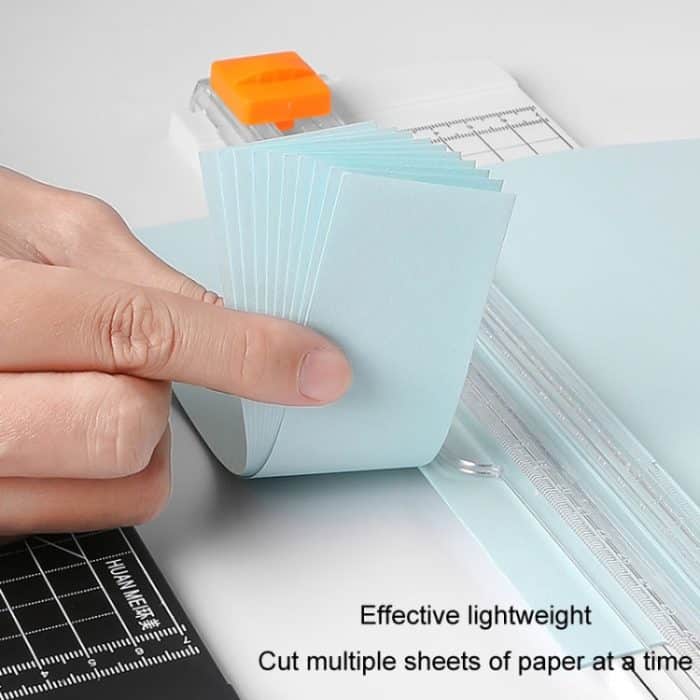 HUANMEI Für A3 A4 A5 Papierschneider mit ausziehbarem Lineal DIY kleine tragbare Foto-Stanzmaschine – Bild 8