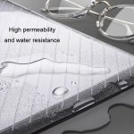 10 Stück A4 wasserdichte, transparente, verdickte Ordner-Archivtasche – Bild 3