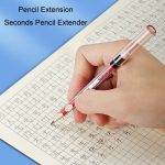 20 Stück/Beutel transparente Stiftkappen Bleistifthülsen schützende Bleistiftspitzenkappe – Bild 4