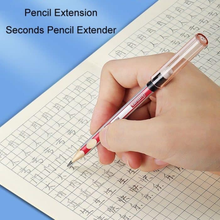 20 Stück/Beutel transparente Stiftkappen Bleistifthülsen schützende Bleistiftspitzenkappe – Bild 4