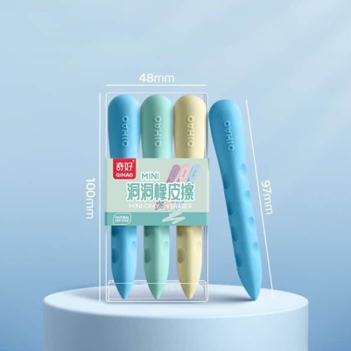 3 Stück/Box QIHAO 8870 Höhlenradierer für Grundschüler, keine Spur, kein Chip-Radiergummi, Small For Boys, Small For Girls, Large For Boys, Large For Girls – Bild 8